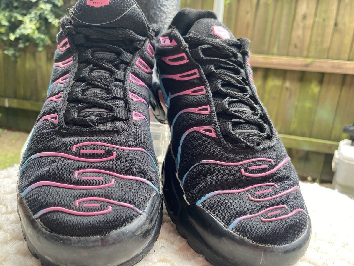 Nike Air Max Plus Tn Miami Vice Black Blue Fuchsia Pink Size 8 | eBay