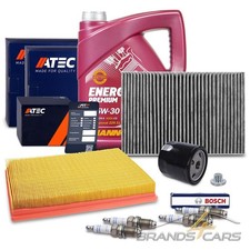 ATEC INSPEKTIONSPAKET + 5l 5W-30 F&Uuml;R OPEL ASTRA G H ZAFIRA A 1.4 1.6 1.8 2.0