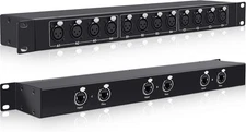 XLR Balanced Patchbay XLR Stage Box 12 Channel 3 Pin Multi Network Cable Extende