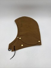 Vintage CARHARTT Brown 6QLH Snap On Hood Red Arctic Quilt Lined ~ USA Made