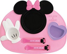 Nishiki Kasei Meal Is Fun Minnie Mouse Icon Lunch Plate Kids Disney Japan Import
