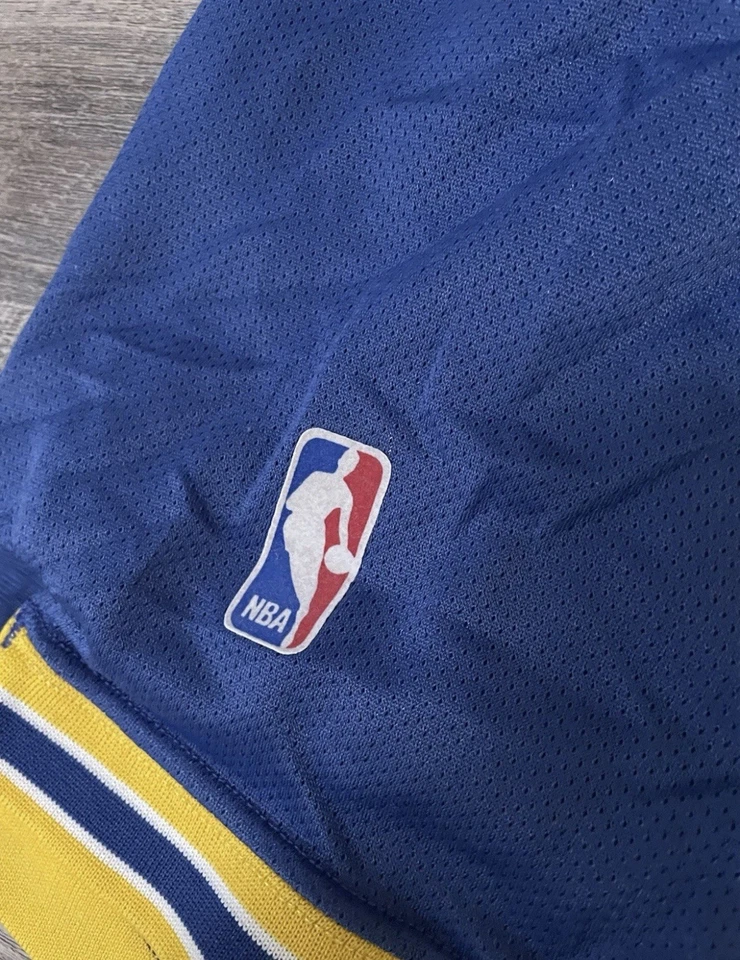 Pantalones Cortos de Baloncesto Golden State Warriors Vintage Campeón NBA Grandes 36-38 Años 90 Foto 3 de 4