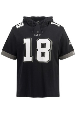 JAY PI große Größen Hoodie American Football Halbarm Kapuze großer Print 817636