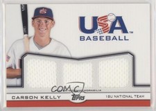 2011 Topps USA Baseball Team Triple Relics 146/240 Carson Kelly #TR-CKE 6ns