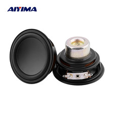 2Pcs 2.5 Inch Midrange Bass Speaker 6 Ohm 20W Woofer Loudspeaker Neodymium Magne