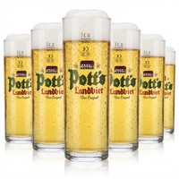 6X Potts Bier Glas 0,3L Landbierglas BiergläSer Stange Glas