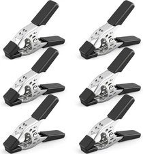 6-Piece 6" Inch Spring Clamp, Heavy Duty Spring Metal Spring Clamps, 2.5"-Inch J