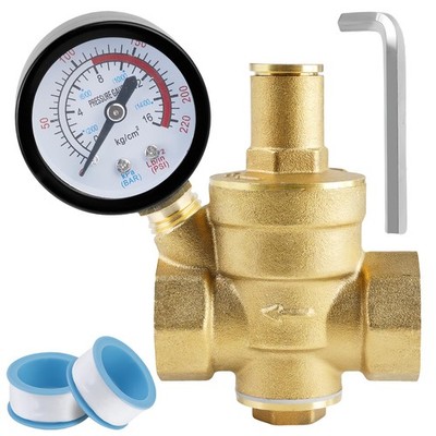 Wasserdruckminderer 3/4'' DN20, Wasserdruckminderer aus Messing