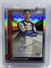 2025 Topps Chrome Formula 1 F2 Sami Meguetounif Refractor Auto CAC-MEG