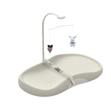 Baby Changing Pad Nursery Style Wipe-Clean Contoured Easy to Clean, Non-Slip Des