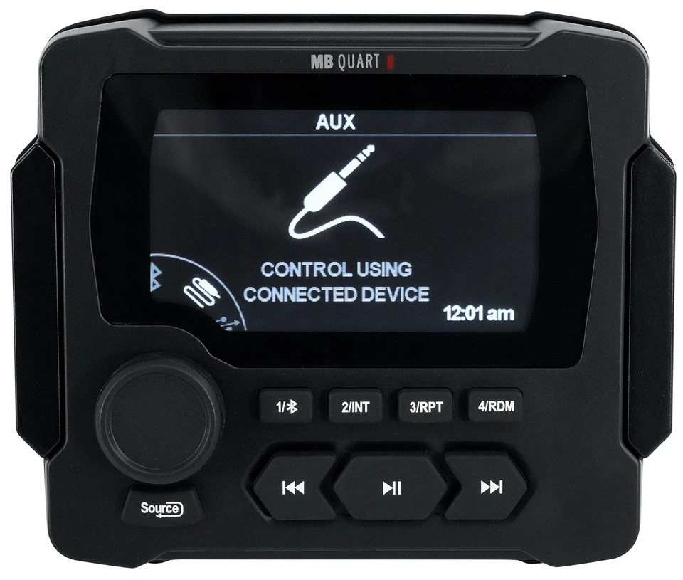 MB Quart GMR-LED Marine Receiver w/Bluetooth/USB+2) White MB Quart 6.5" Speakers - Image 4 of 4