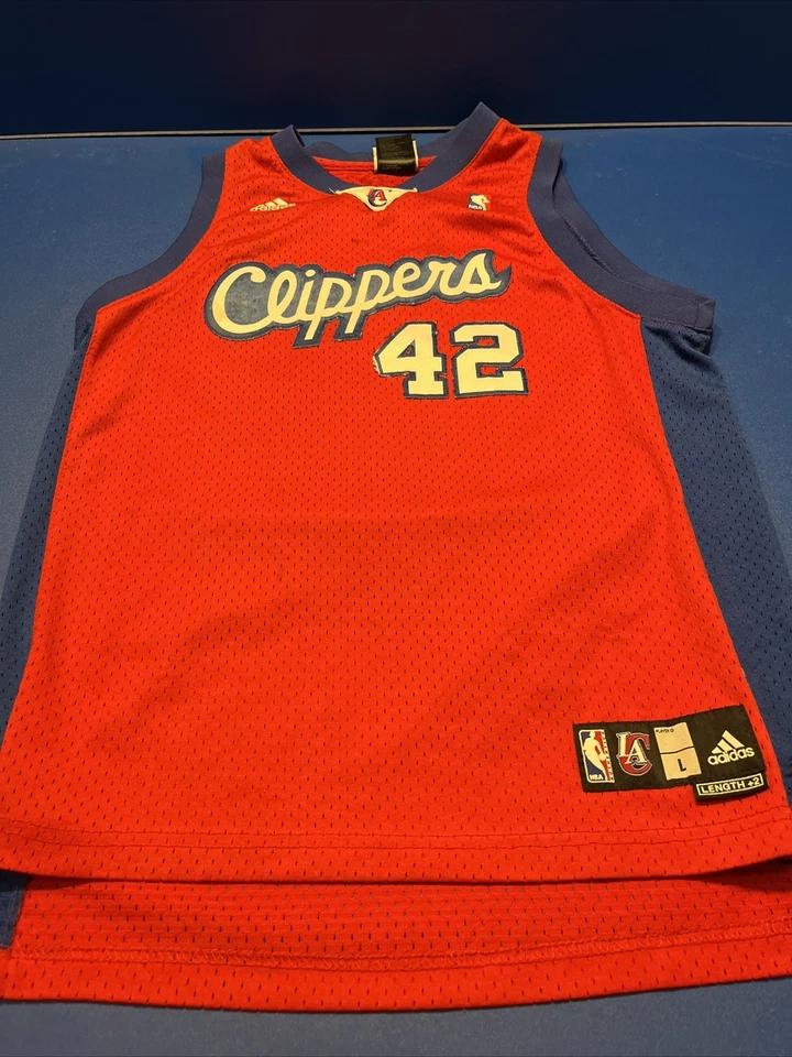 Camiseta deportiva Reebok Los Angeles Clippers marca Elton #42 juvenil grande usada Foto 3 de 4