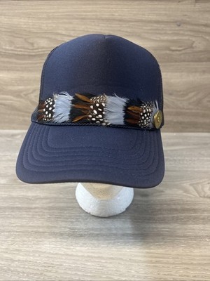 Bluebird Feather Trucker Hat