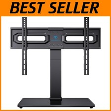 Universal Swivel TV Stand Mount for 37-80 Inch TVs - Adjustable Height  Stab...