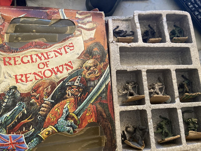 9 x Citadel OOP Warhammer Chaos Regiment Of Renown RR11 Karnac's Lizardmen boxed