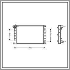 Radiateur Fiat 133