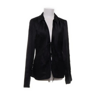 Zara, Wickelbluse, Größe: XL, Schwarz, Polyester, Einfarbig, Satin, Damen #LRg