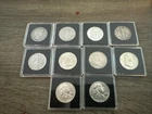 Silver half dollar lot (10) Barber, walking liberty , Franklin various dates