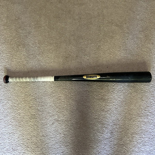 Baum AAA PRO BBCOR Wood Bat 33in 30oz Balanced 2 5/8 White Grip