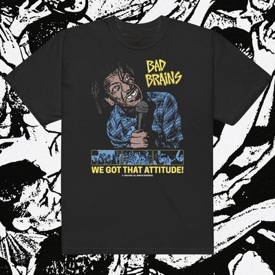 Vintage Bad Brains We Got That Attitude T-Shirt Short All Size S to 5XL NZ654