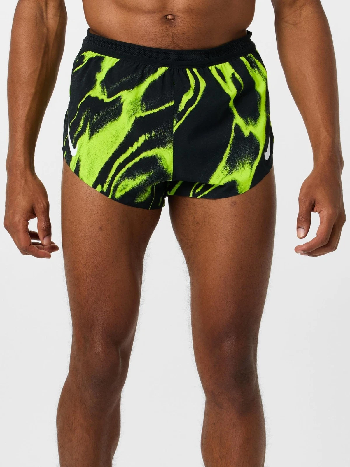$90 Nike Men's Dri FIT ADV Aeroswift AOP Short 2"-HV2645702-Volt-XLarge-New Tags