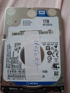 Western Digital WD Blue 1TB SATA 3, 2,5 Zoll Interne Festplatte (WD10SPZX)