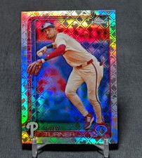 Trea Turner 2025 Topps Chrome Logofractor Baseball #208 Philadelphia Phillies