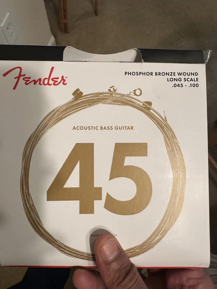 芬达原声/电贝司吉他型号 Cb 60sce BLK,4 弦,全新,无盒 — 第 3/4 张图片