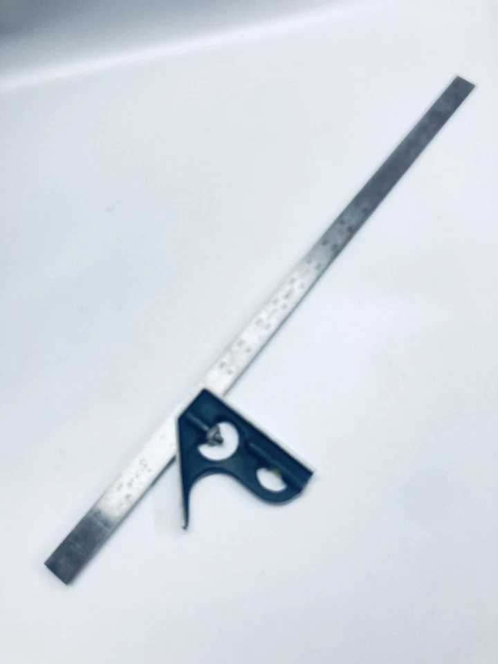 Juego combinado de reglas de hoja Lufkin 2504 4R 24" con cabeza cuadrada sin marca Foto 2 de 4