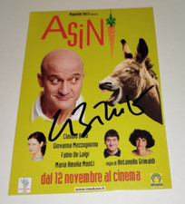 AUTOGRAFO CLAUDIO BISIO ATTORE PRESENTATORE TV FILM CINEMA TEATRO CARTOLINA FILM