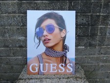 Shop display advertising Guess designer eyewear - LG standing cardboard