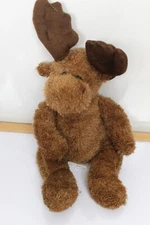 Aeria Bouquet Brown Moose Plush 17" Stuffed Animal