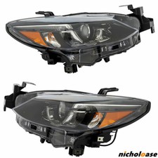 2016-2017 For Mazda 6 LED Headlights w/ AFS LED DRL Headlamp Set Left Right Side