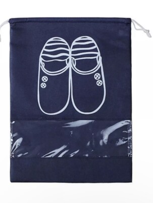 2 Stück Stiefel Schuh Aufbewahrung Kordelzug Tasche Reise Organizer Fitnessstudio Tragen Staubdicht Etui