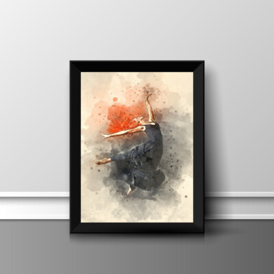 BALLET A4 PRINT PICTURE POSTER WALL ART HOME DECOR UNFRAMED GIFT NEW STYLISH