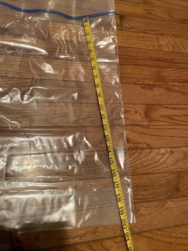 Essential Plastic Zip Lock STORAGE BAG Sz XXL 2ft X 20in Garment Bag w/ Handle - Picture 10 of 12