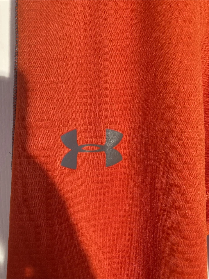 Under Armour Cold Gear infrared compression leggins 1248938 Small Men's Orange - Image 2 of 4
