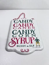 ELF Open Road Metal Holiday Ornament: Candy Candy Canes (4" x 6")