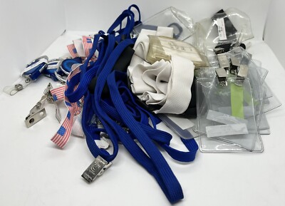 HUGE Lot Of Lanyards & ID Holders