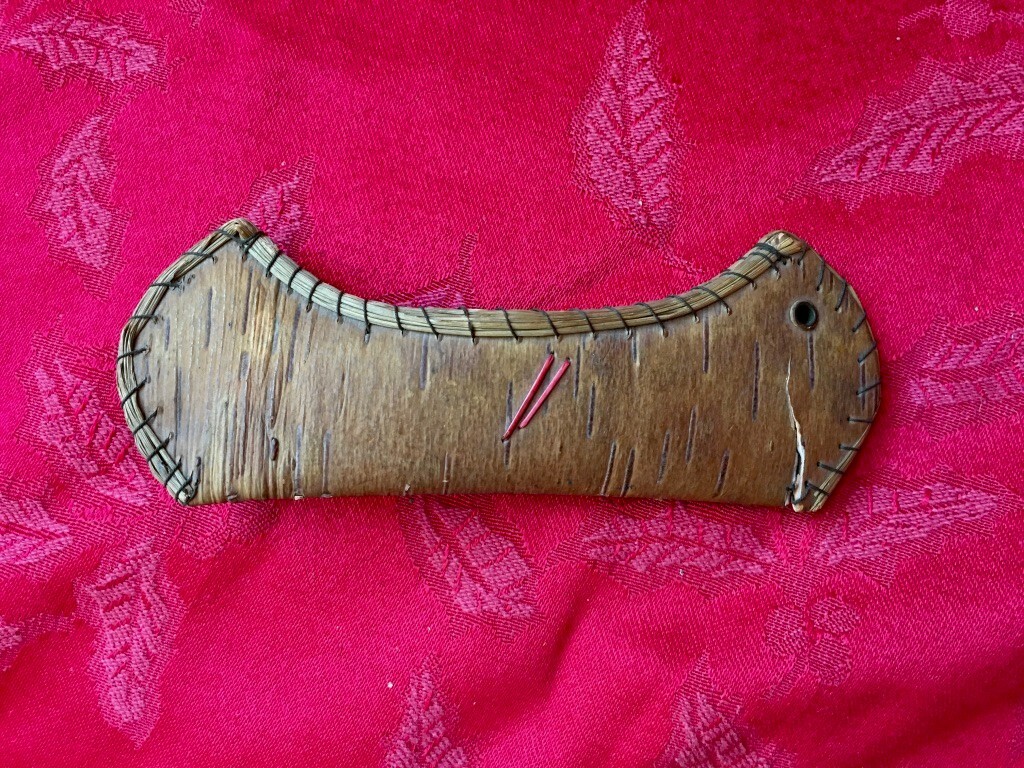 birchbark canoes souvenirs from Urbanna & Harrisonburg VA & Highland