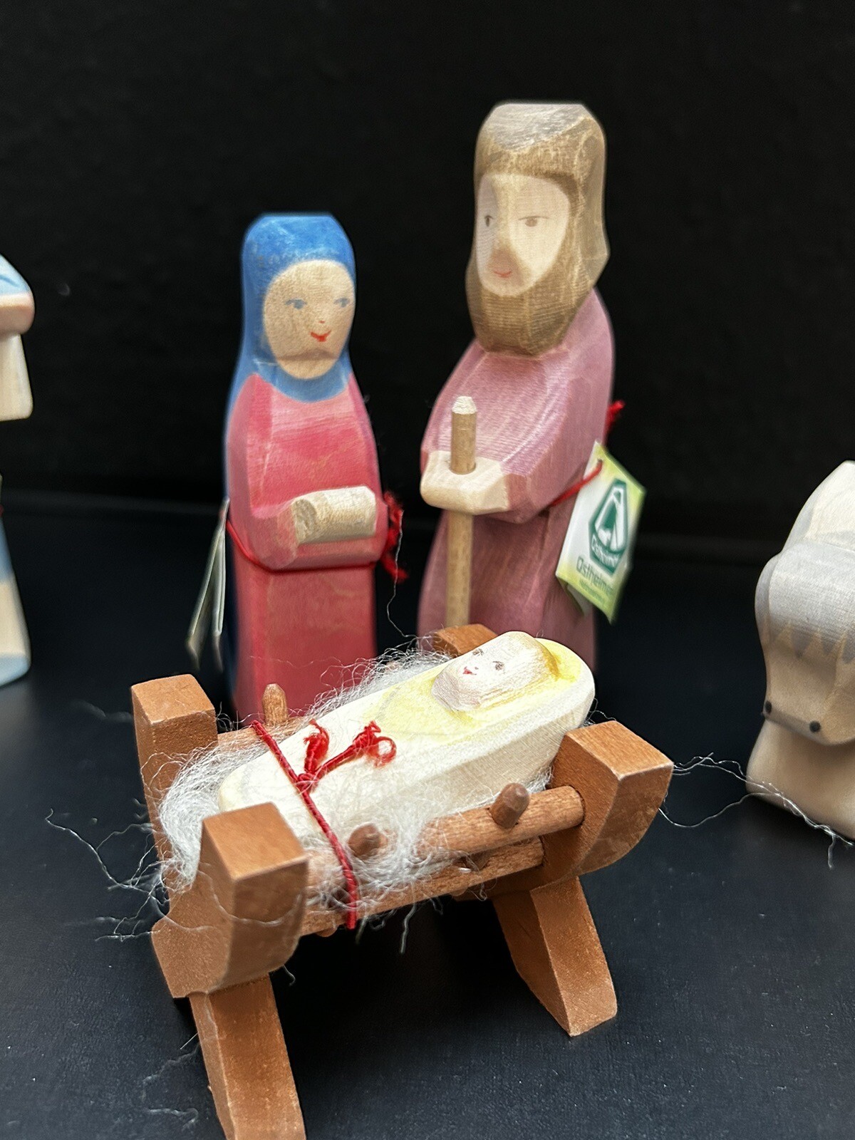 Ostheimer Krippenfiguren 10 teilig, Maria Josef Jesus Könige, nativity figures eBay