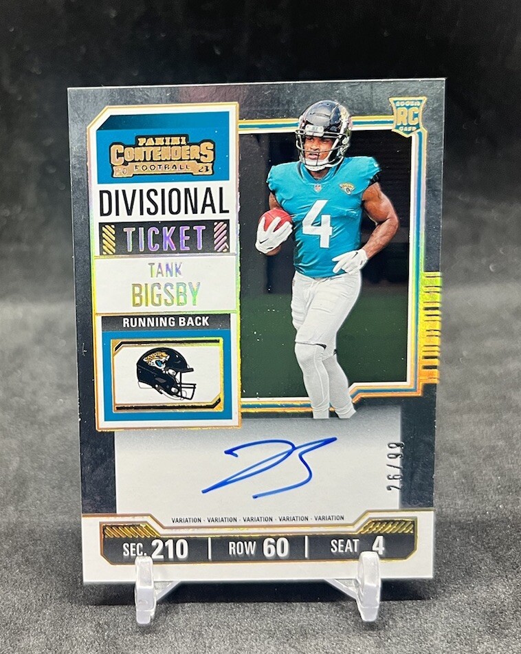 Tank Bigsby - Jaguars - 2023 Contenders Divisional Ticket ON-CARD RC AUTO #/99!