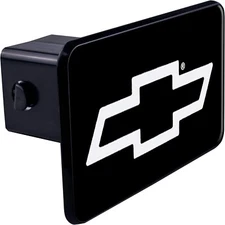 Chevy White 3D Polyurethane Domed Plastic Hitch Cover 2" Receiver Car-Truck-SUV