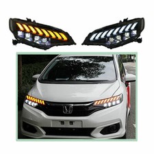 Headlight Assembly For Honda Fit 2015-2019 Full Led Beam Projector Led Drl
