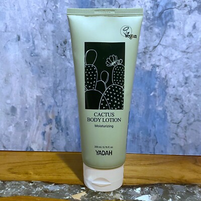 YADAH Cactus Body Lotion - 3.76 fl oz/200ml VEGAN - EWG GRADE - NEW & SEALED