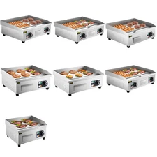 Commercial Electric Griddle Countertop Griddle Grill 14"-30"Flat Top Grill