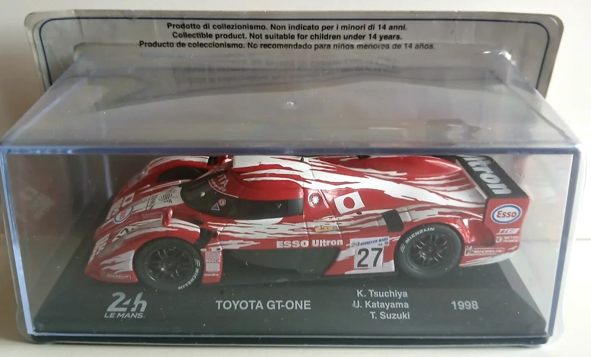 Miniature Onyx Toyota GT One 24h Le Mans 1998 – 1:43 – Pilotes Katayama, Suzuki