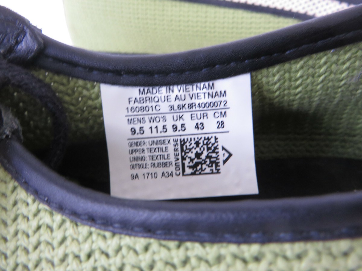 Converse All Star Chuck Taylor JW Anderson Green Mesh Unisex  display picture 2