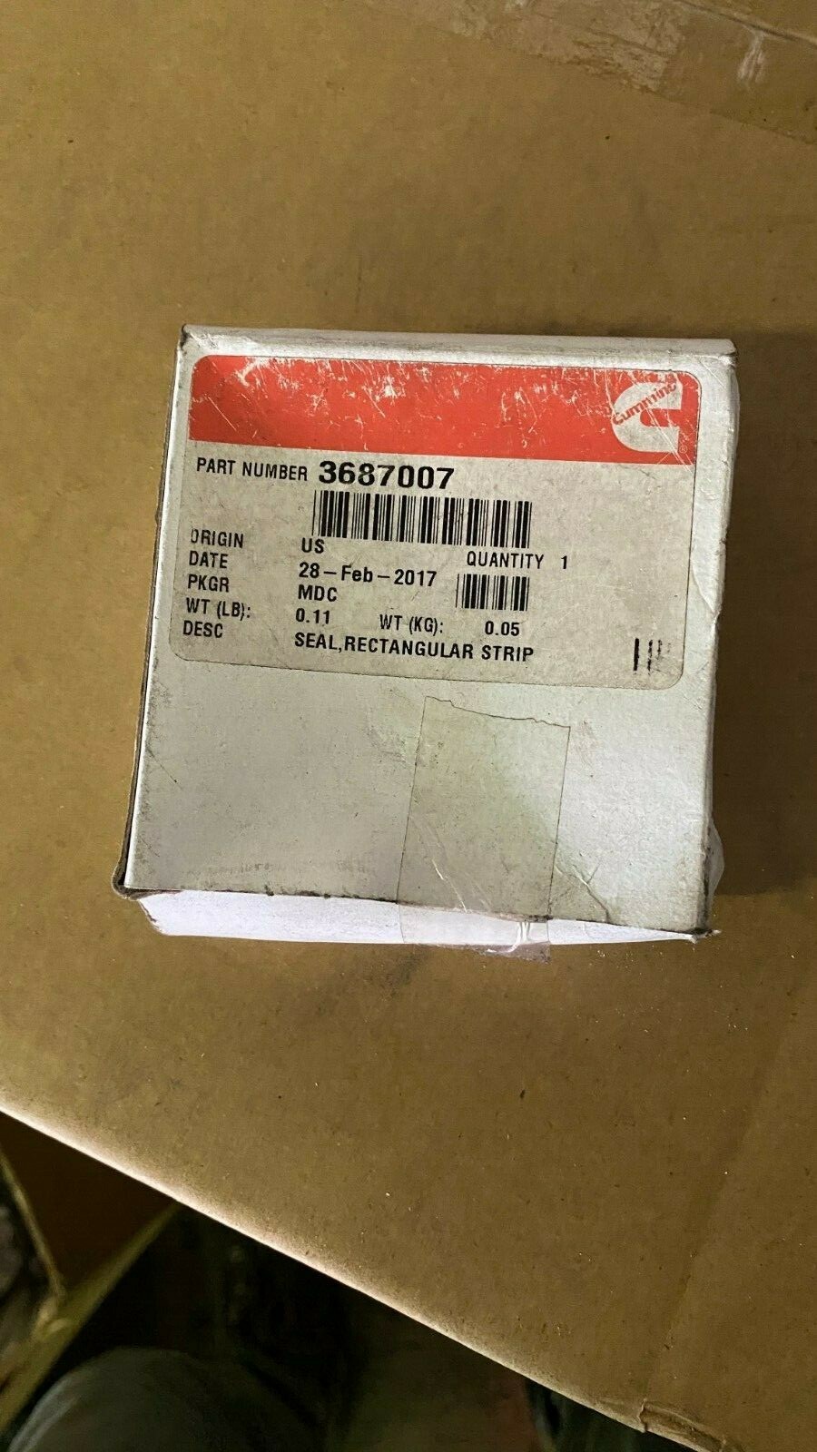 Genuine Cummins Seal Rectangular Strip For Sale Online Ebay