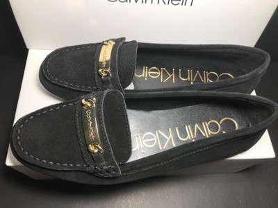 calvin klein lunasi suede